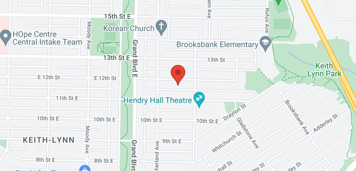 map of 755 E 12TH STREET